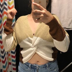 Cropped sweater